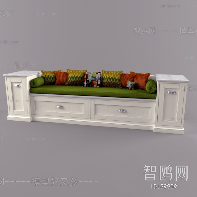 Simple European Style A Sofa For Two