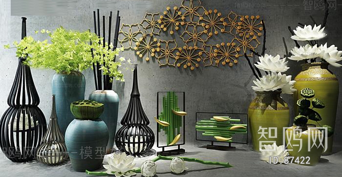 New Chinese Style Decorative Set