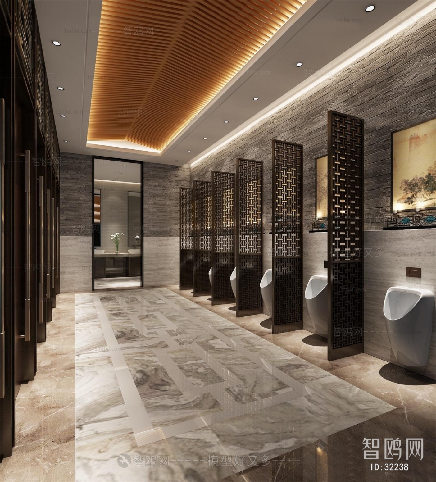 New Chinese Style Public Toilet