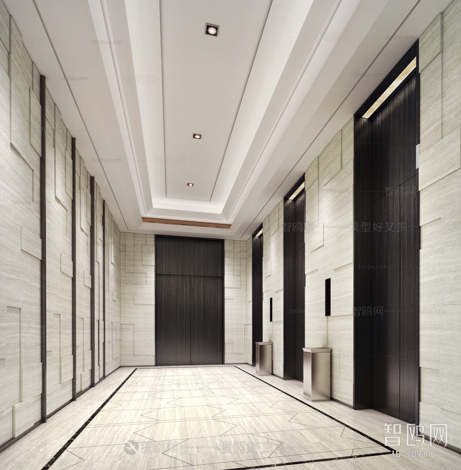 Modern Corridor/elevator Hall