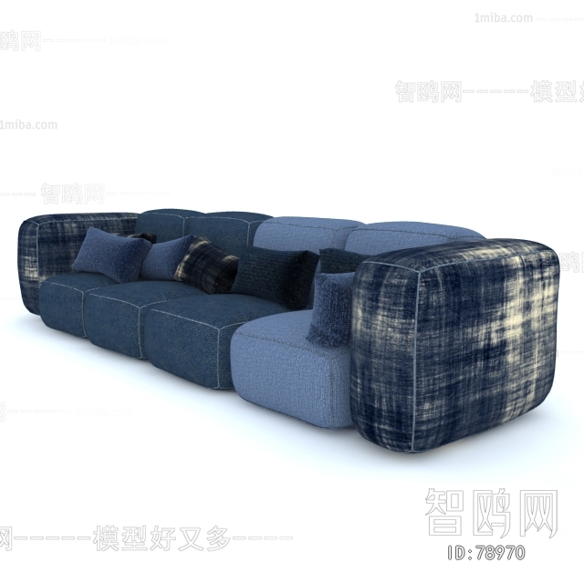 Industrial Style Multi Person Sofa