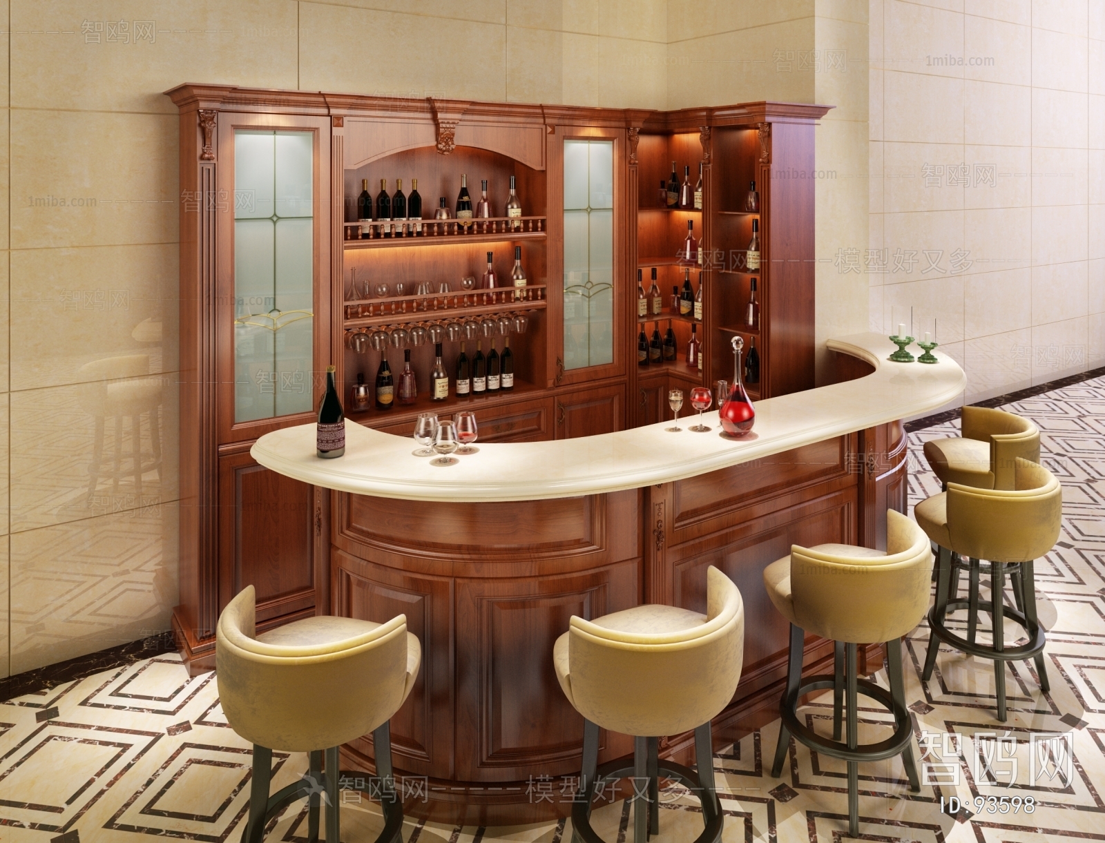 European Style Counter Bar