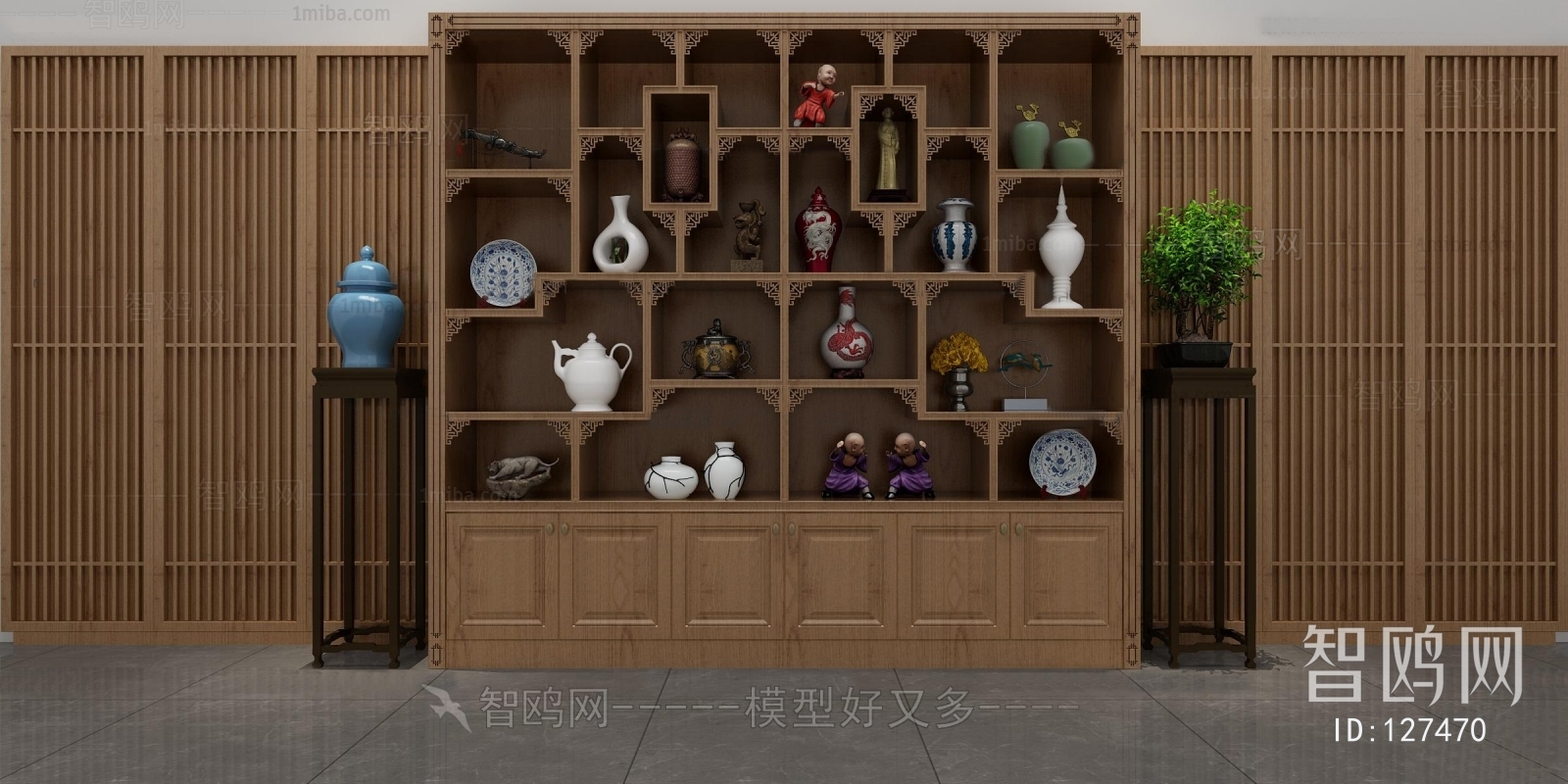 New Chinese Style Antique Rack