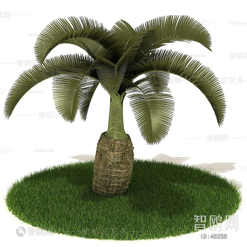 Modern Tree/shrub/grass