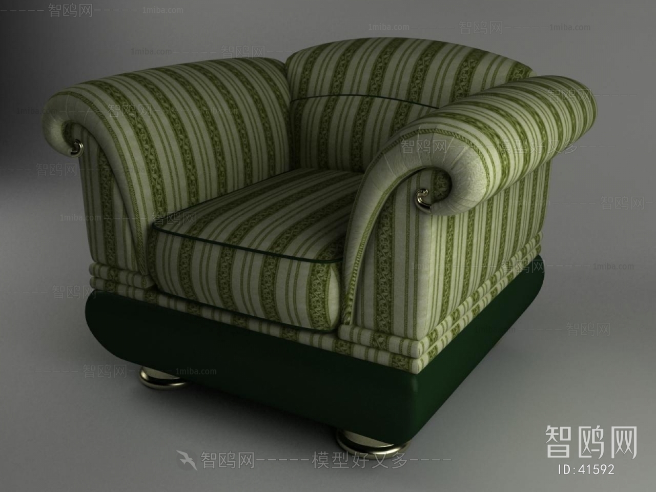 European Style Single Sofa