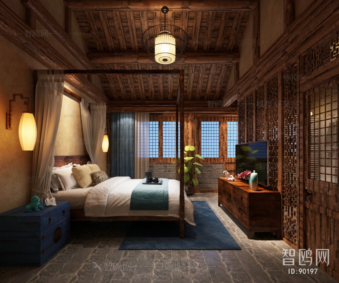 New Chinese Style Guest Room