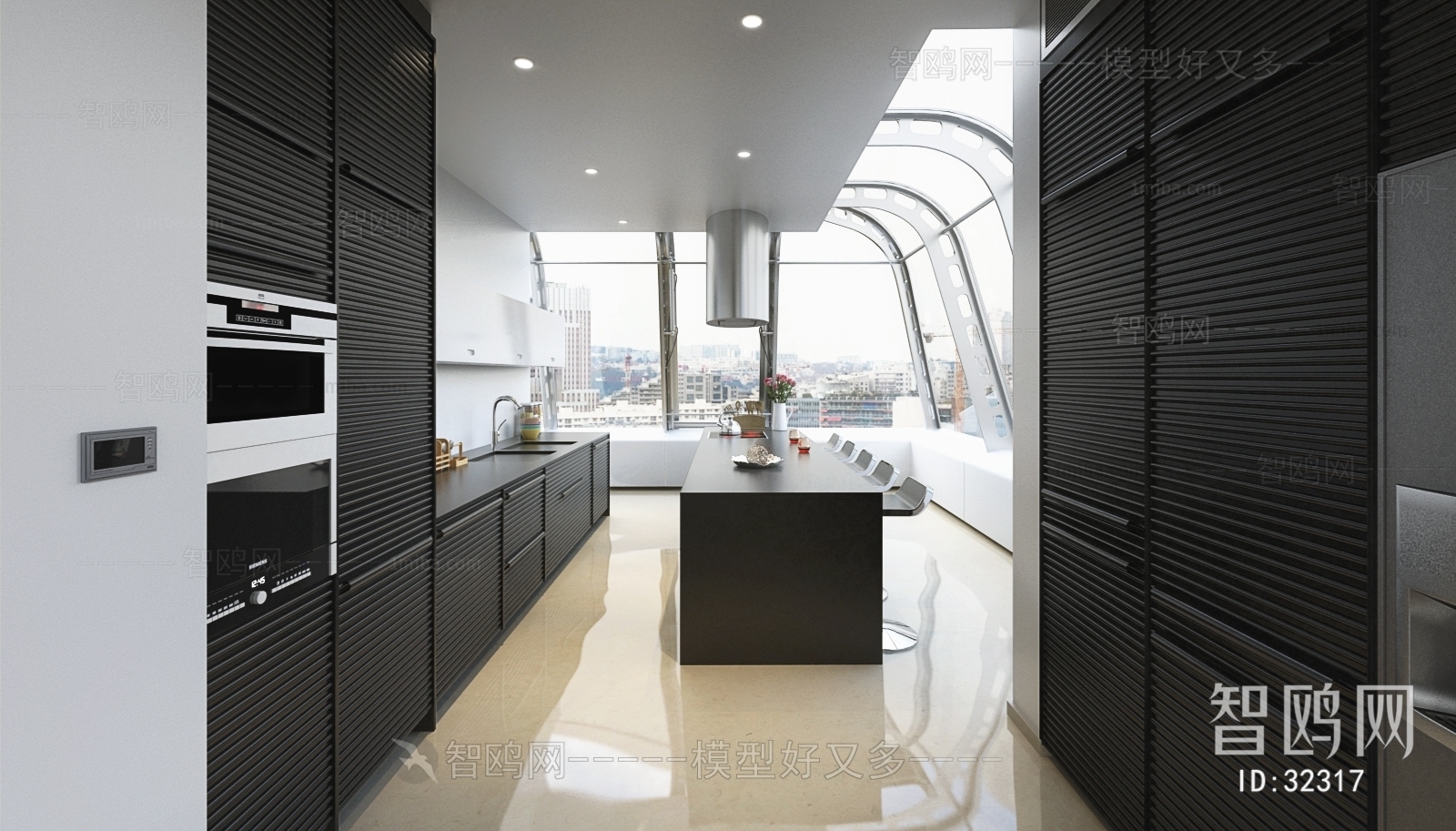 Modern The Kitchen