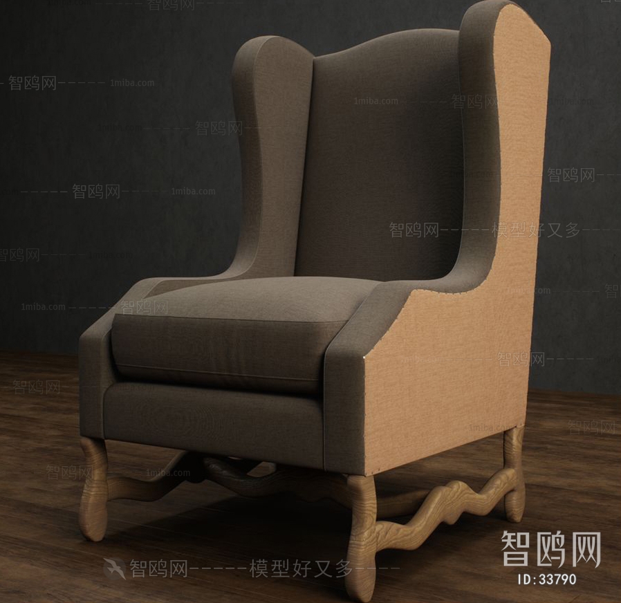 American Style Simple European Style Single Chair