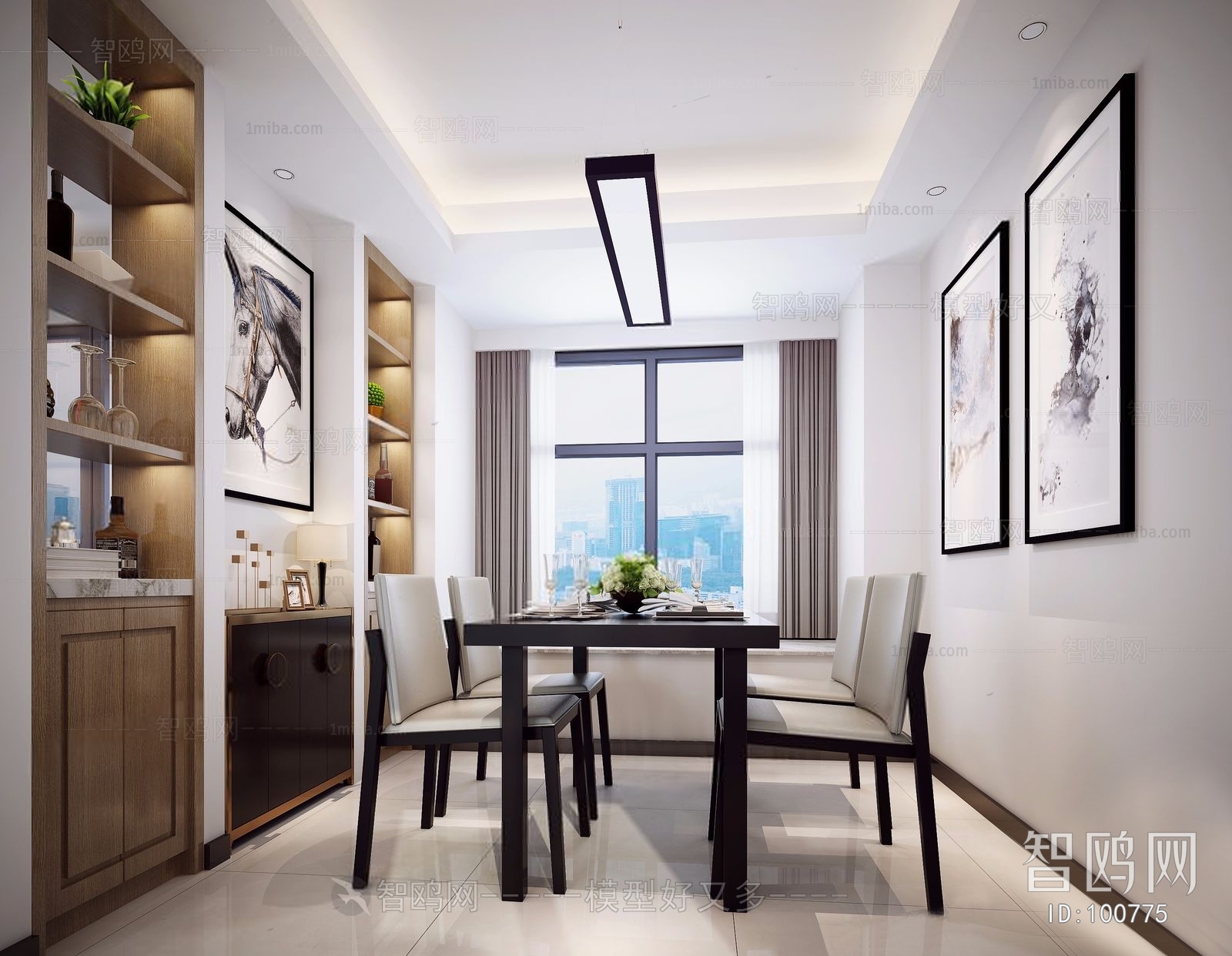 Modern New Chinese Style Dining Room