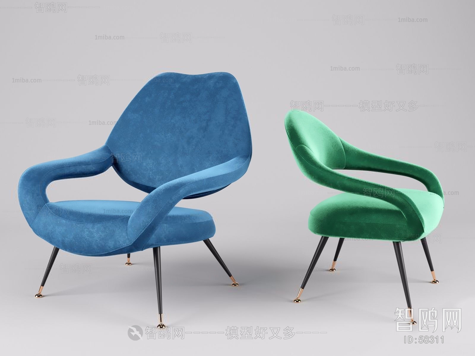 Post Modern Style Lounge Chair