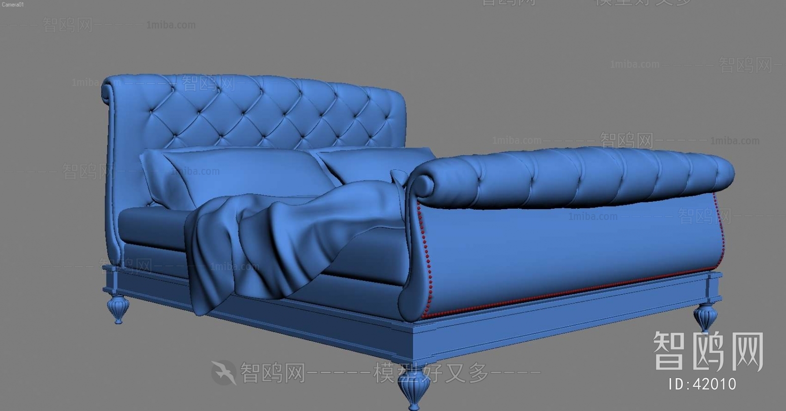 New Classical Style Double Bed