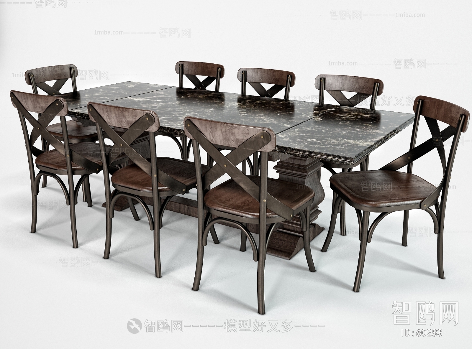 American Style Dining Table And Chairs