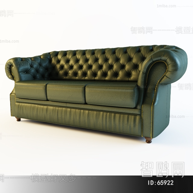 European Style Three-seat Sofa