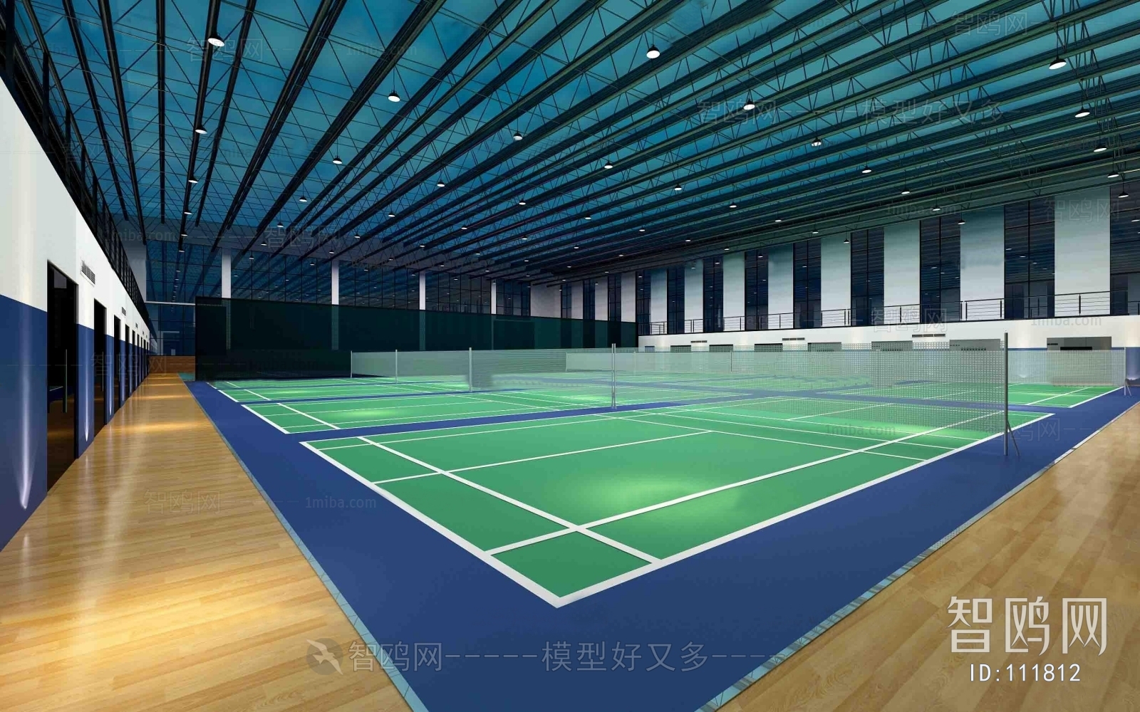 Modern Indoor Stadium