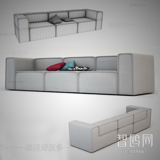 Modern Three-seat Sofa