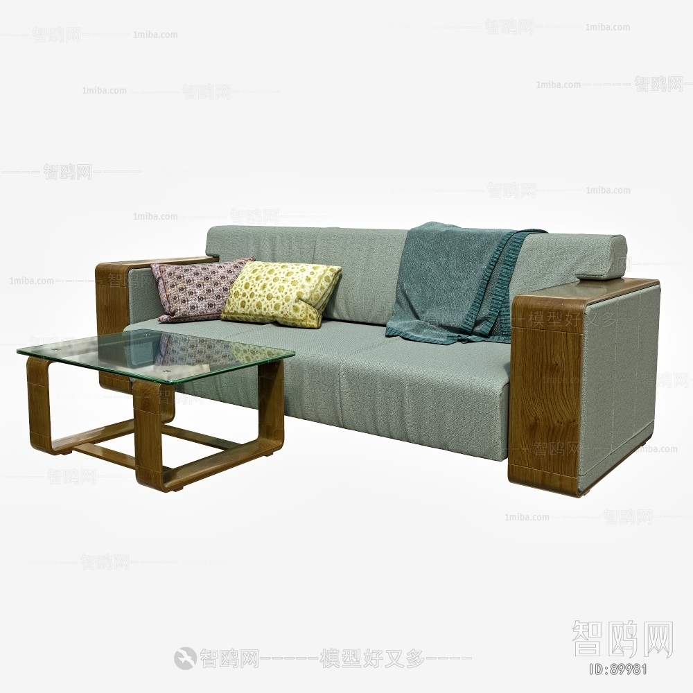 Modern Three-seat Sofa