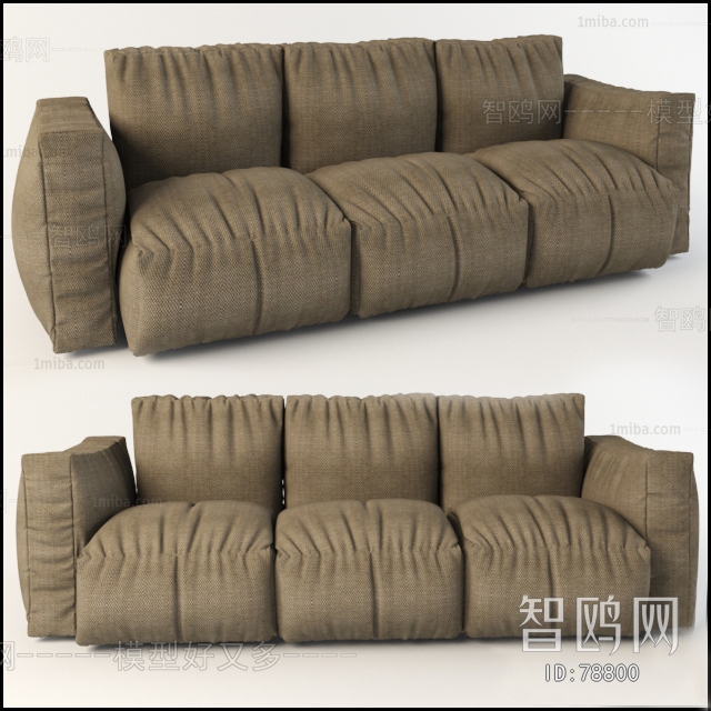 Modern Three-seat Sofa