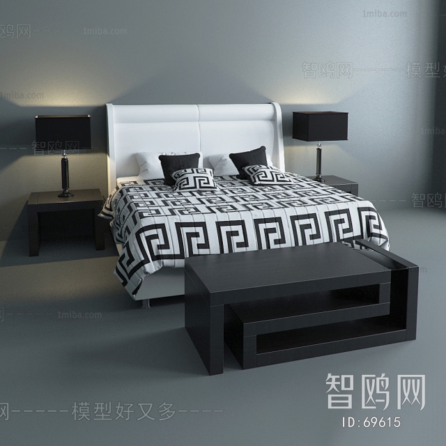 Modern Double Bed