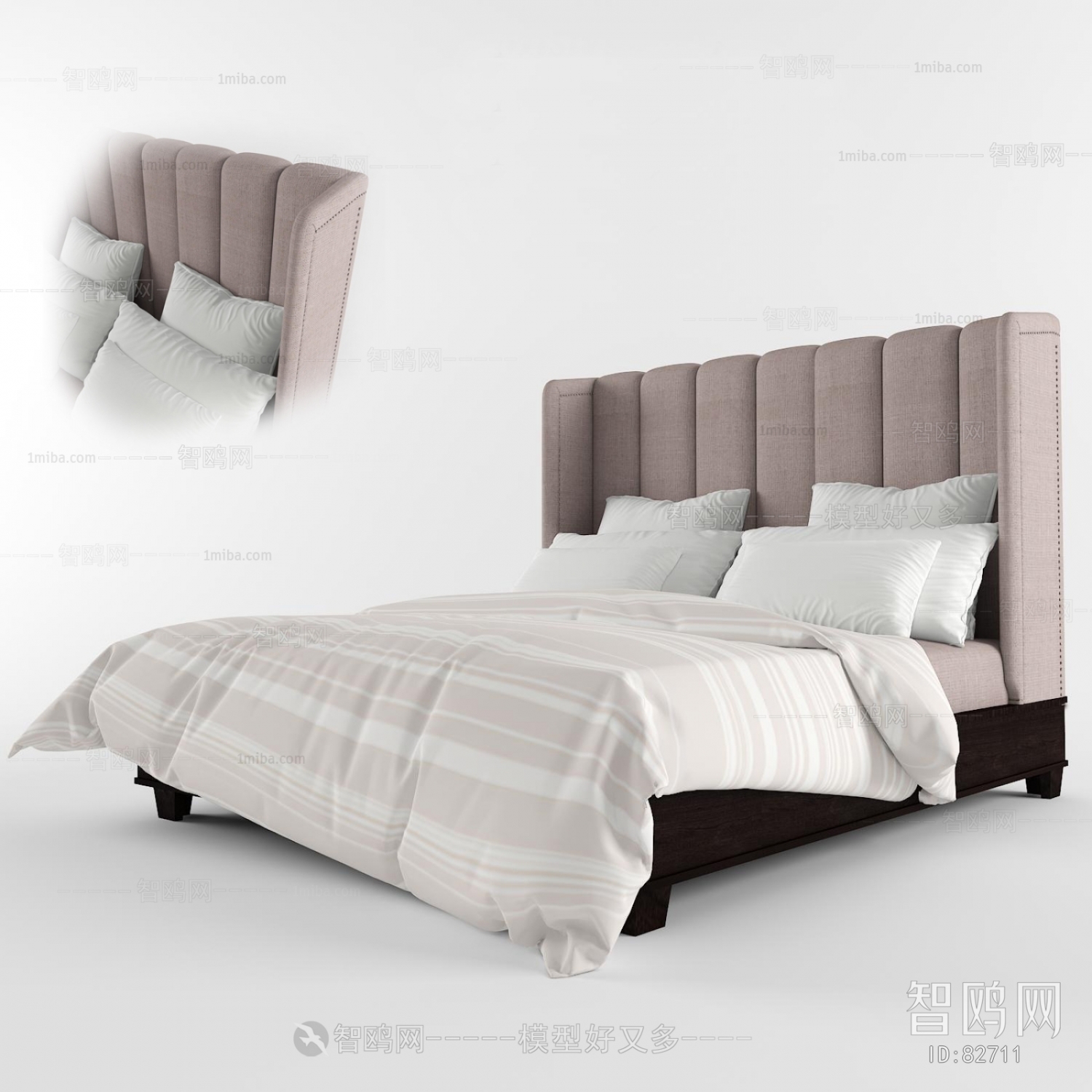 Modern American Style Double Bed
