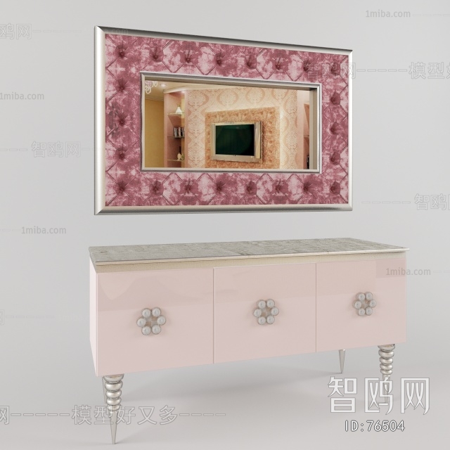 European Style Side Cabinet/Entrance Cabinet