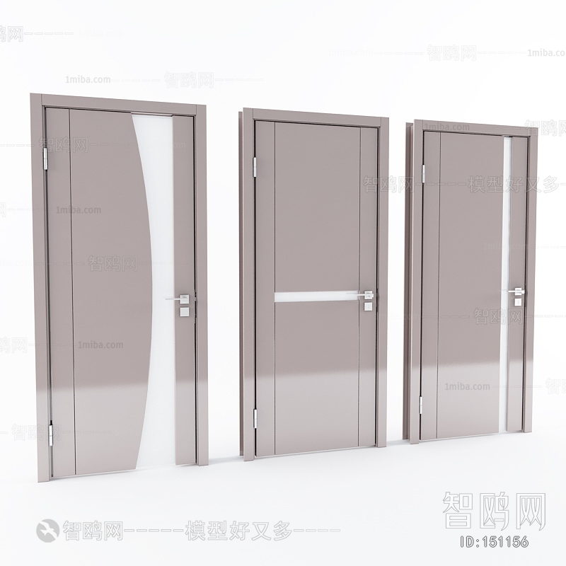 Modern Solid Wood Door