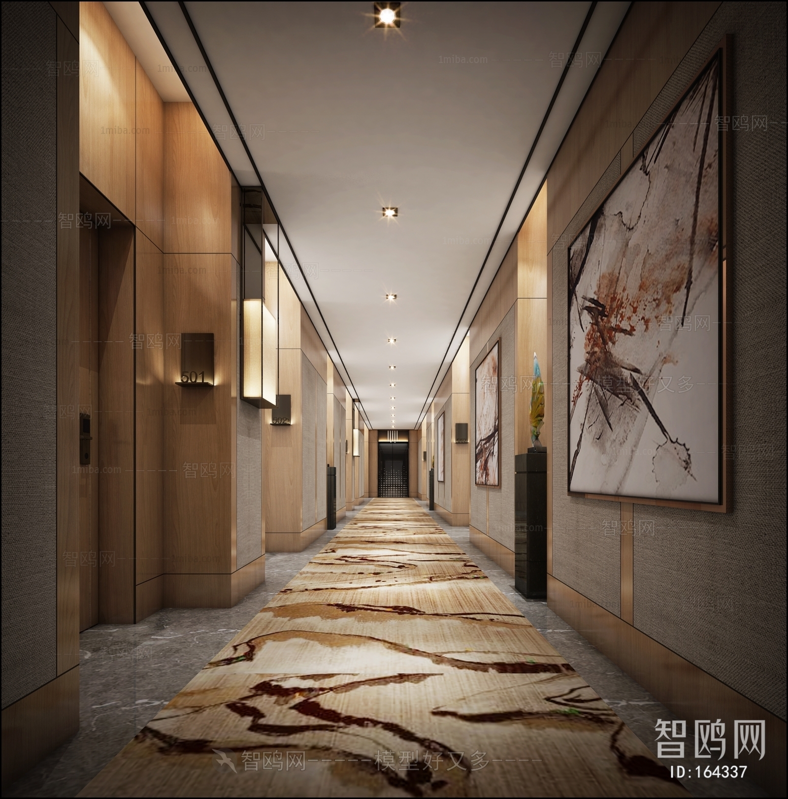 New Chinese Style Corridor