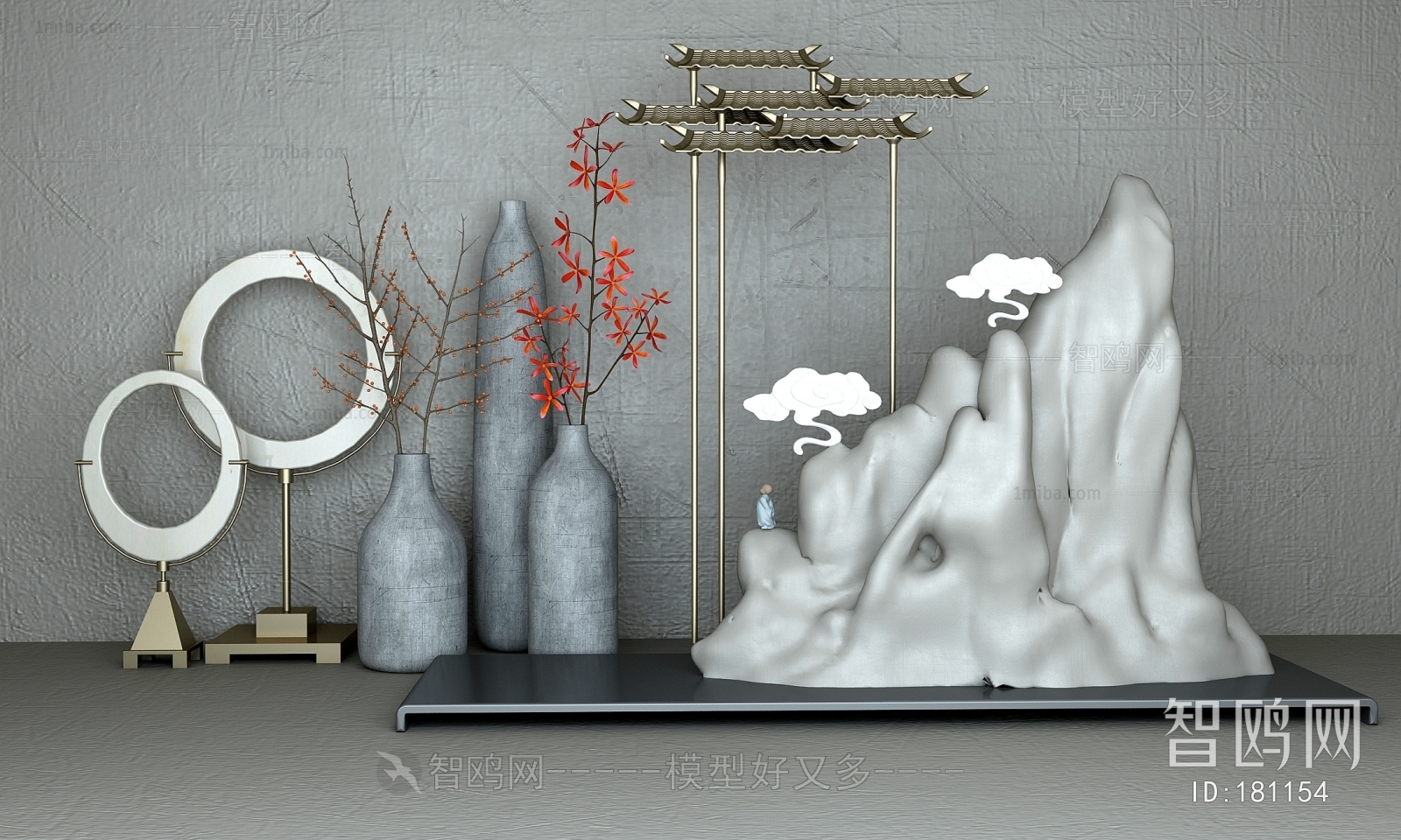 New Chinese Style Decorative Set