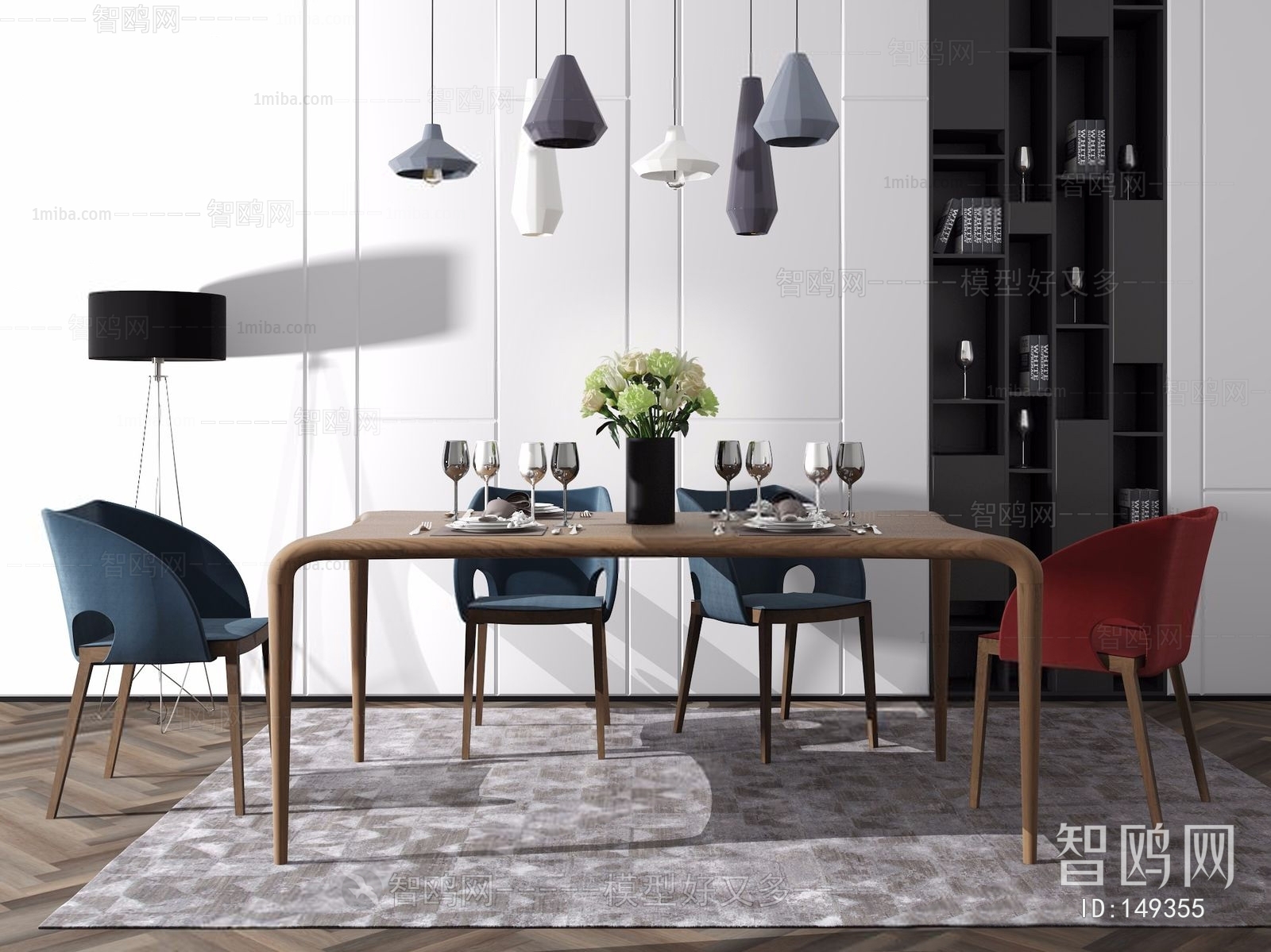 Nordic Style Dining Table And Chairs