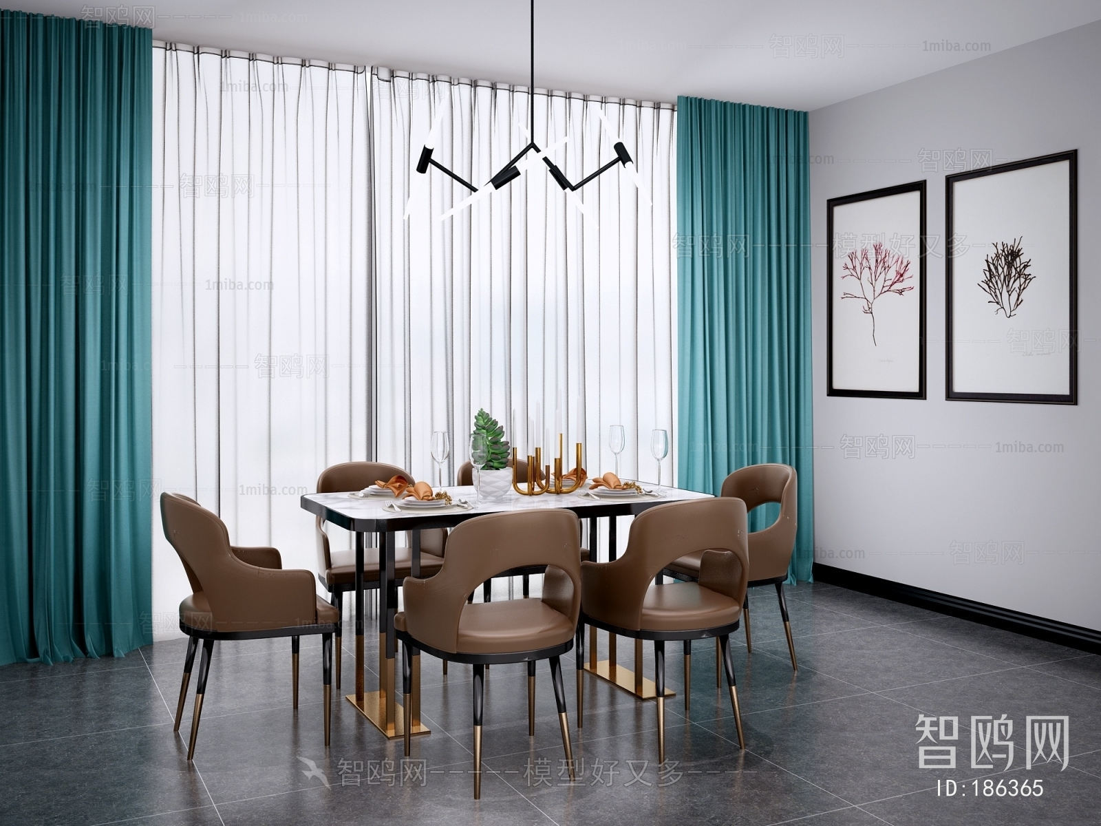 Nordic Style Dining Table And Chairs