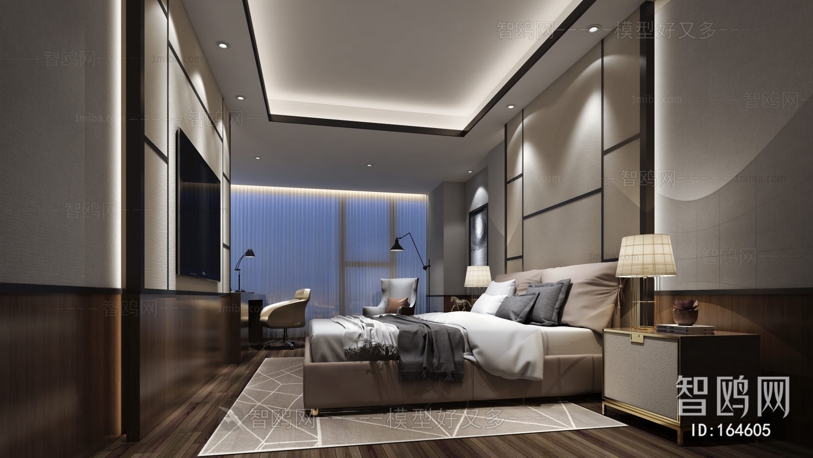 Modern Guest Room