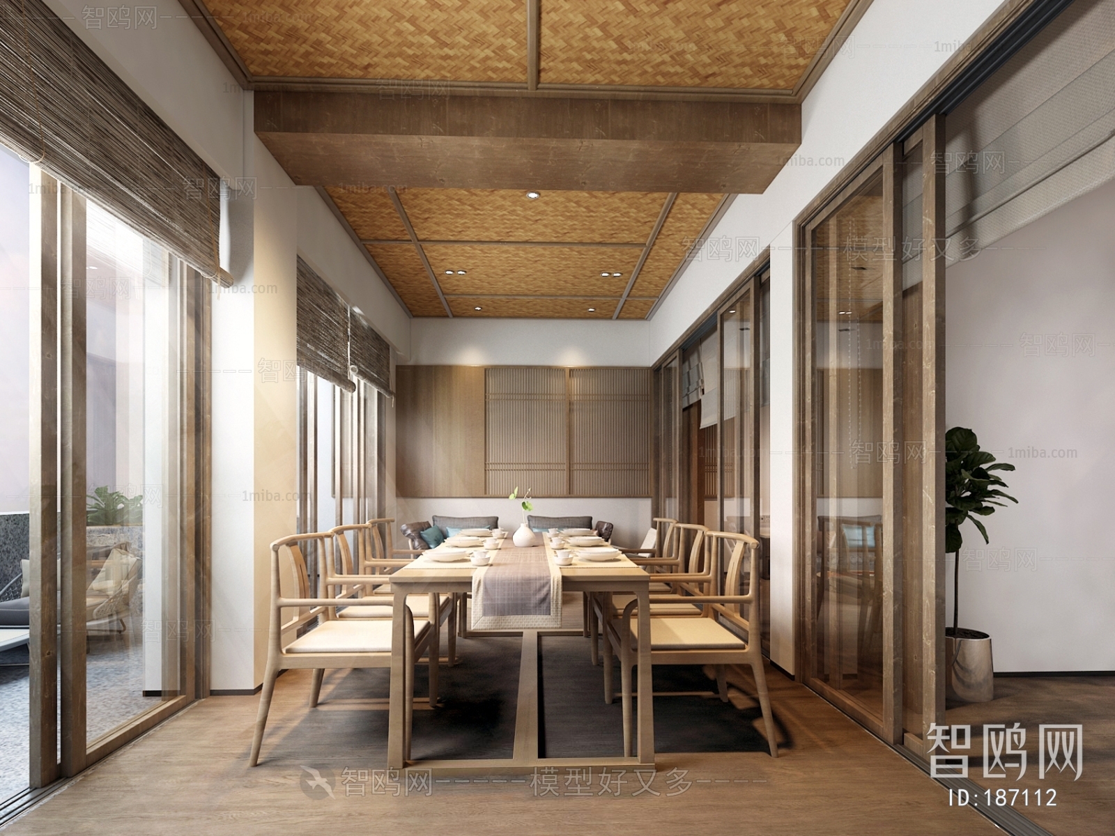 New Chinese Style Dining Room