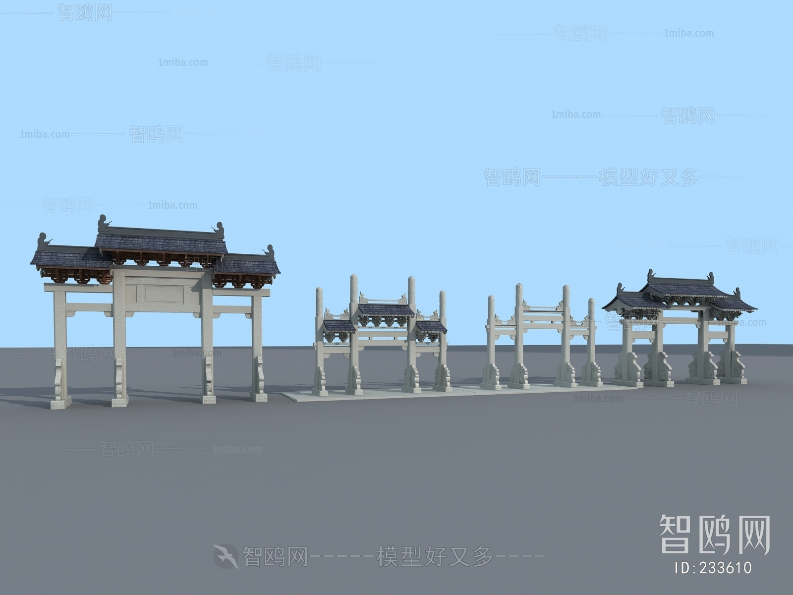 Chinese Style Building Component