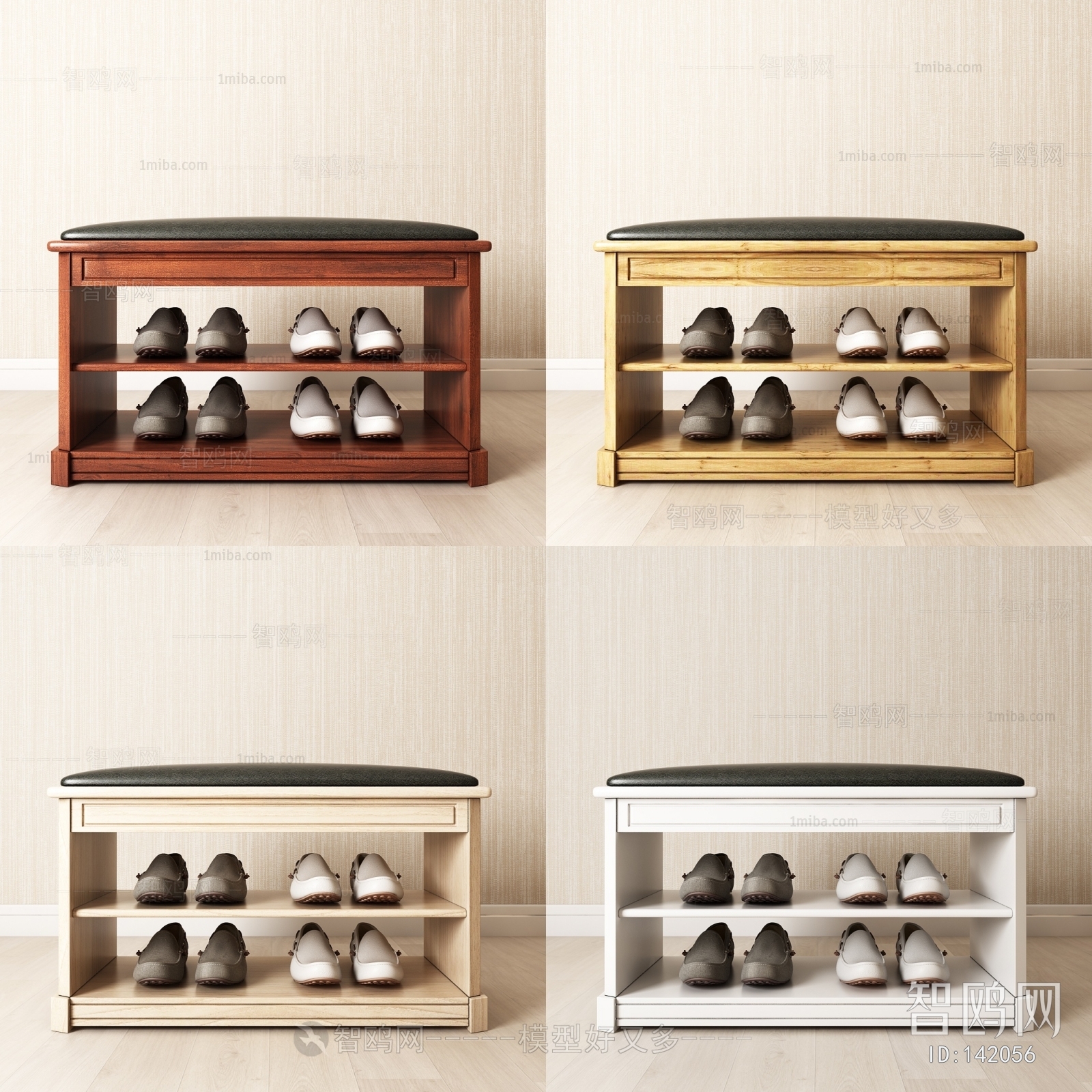 Simple European Style Shoe Cabinet