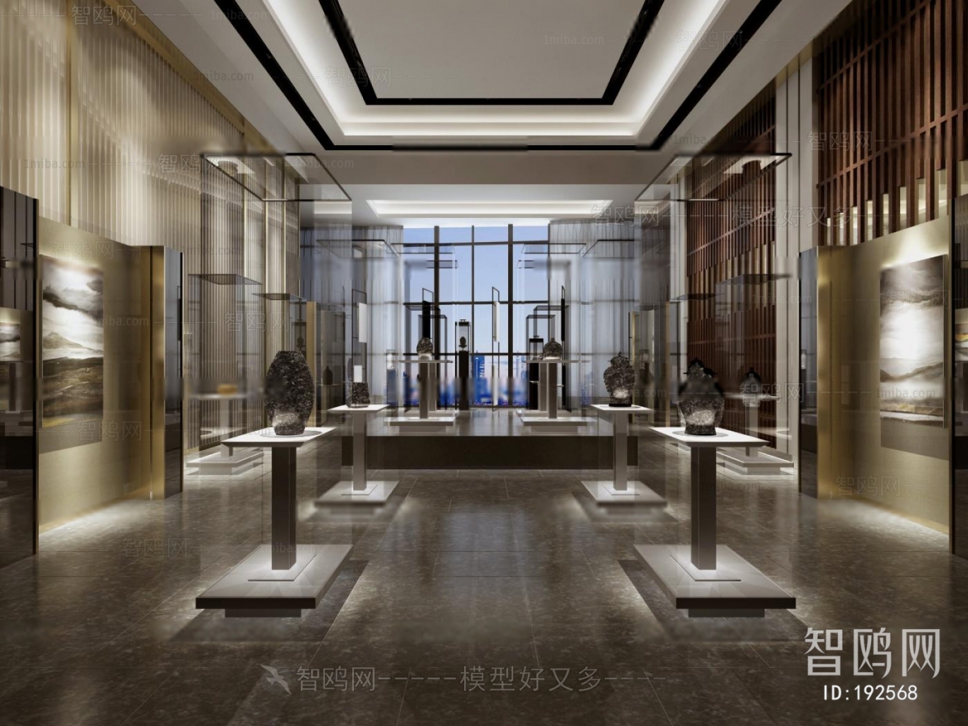 New Chinese Style Exhibition Hall