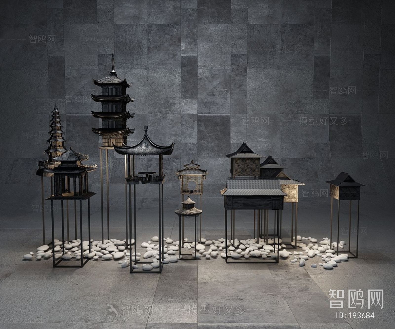 New Chinese Style Decorative Set