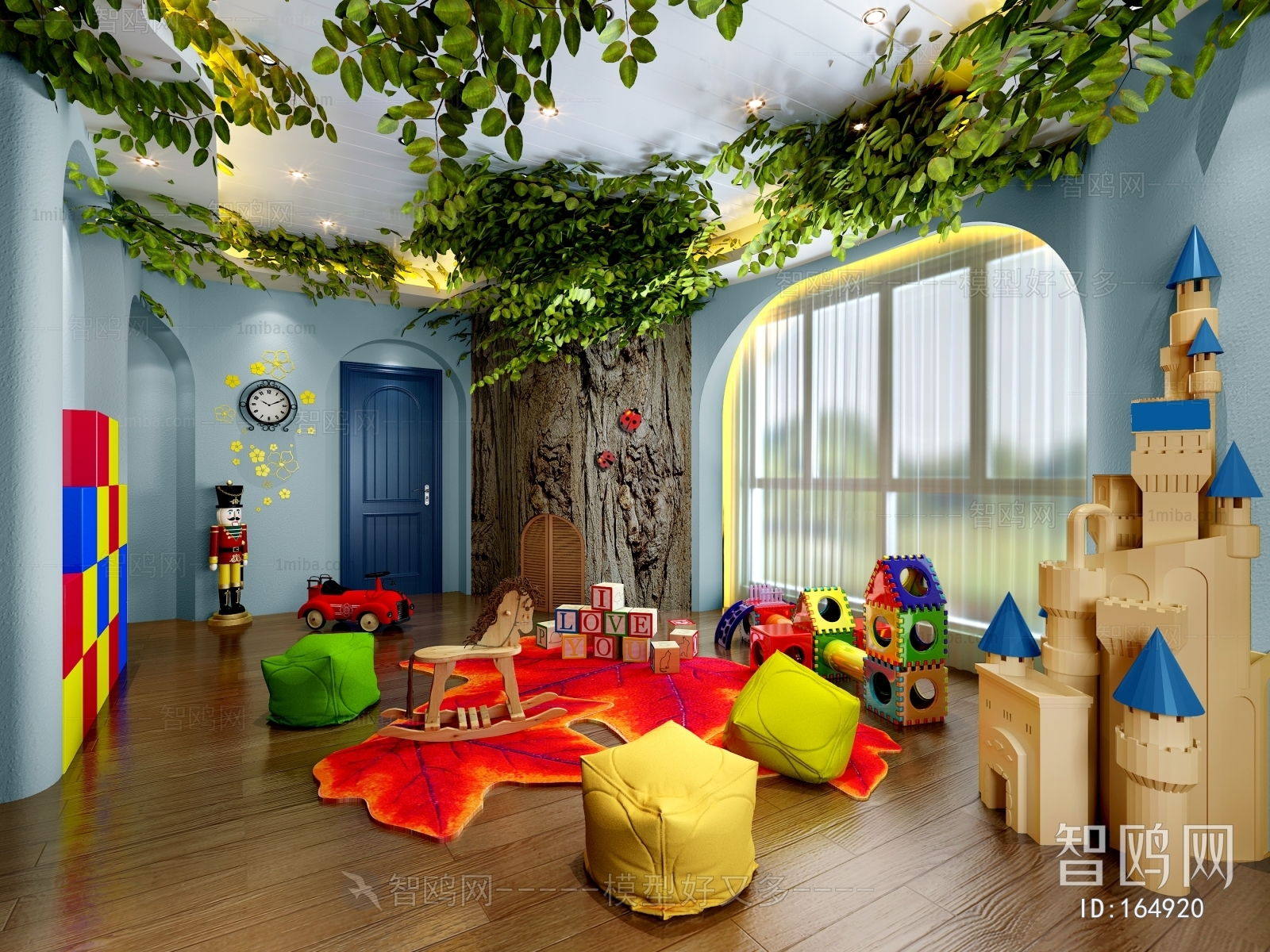 Mediterranean Style Children's Room