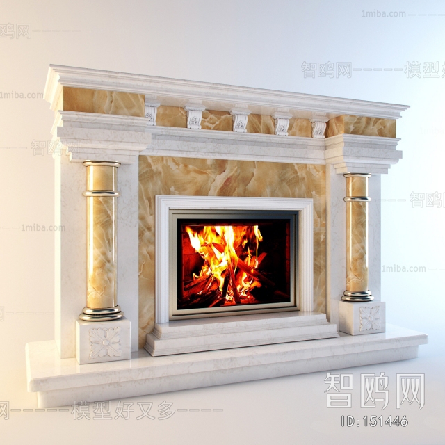 European Style Fireplace