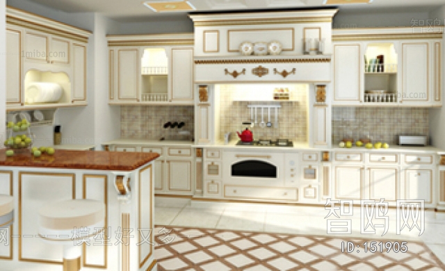 European Style Kitchen Cabinet