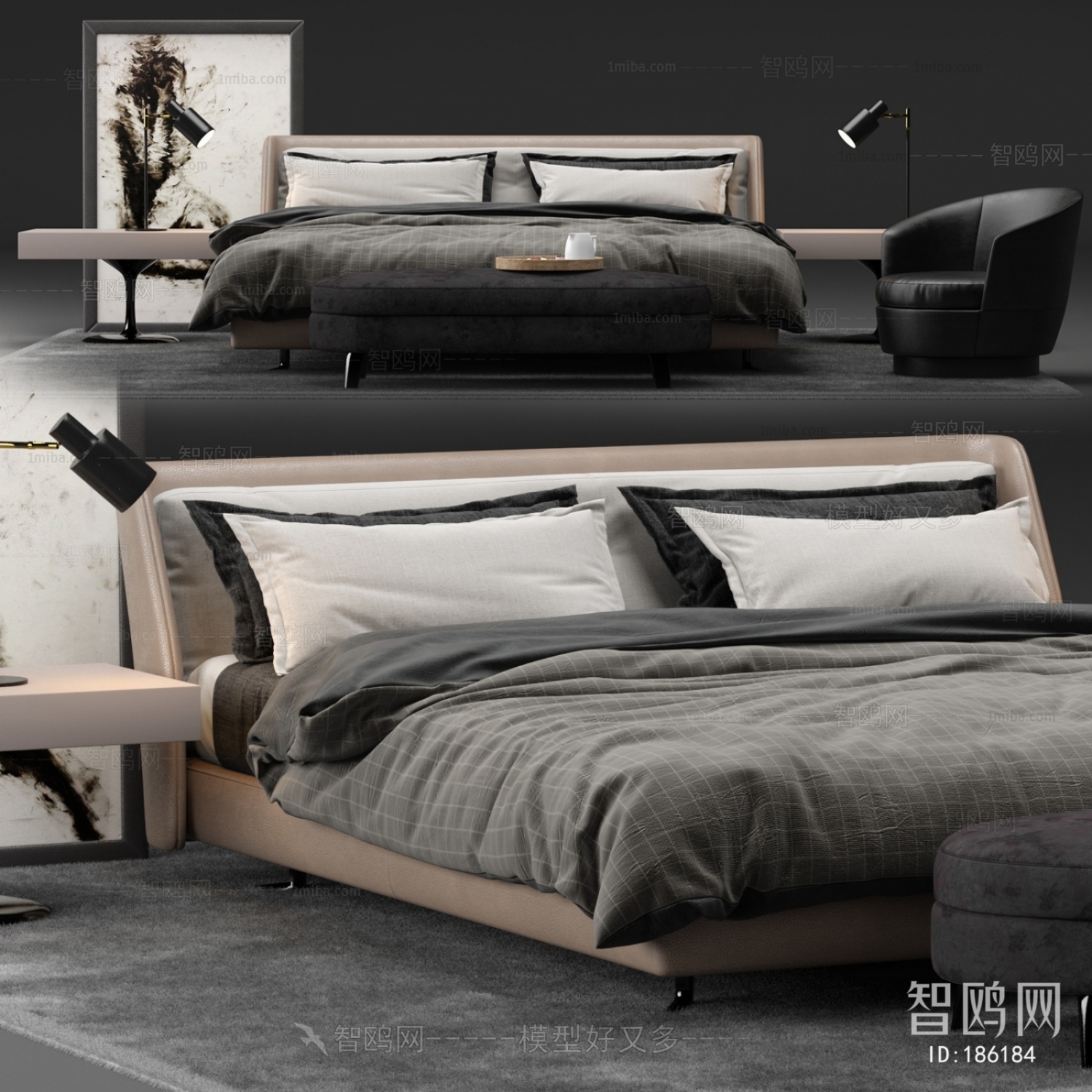 Modern Double Bed