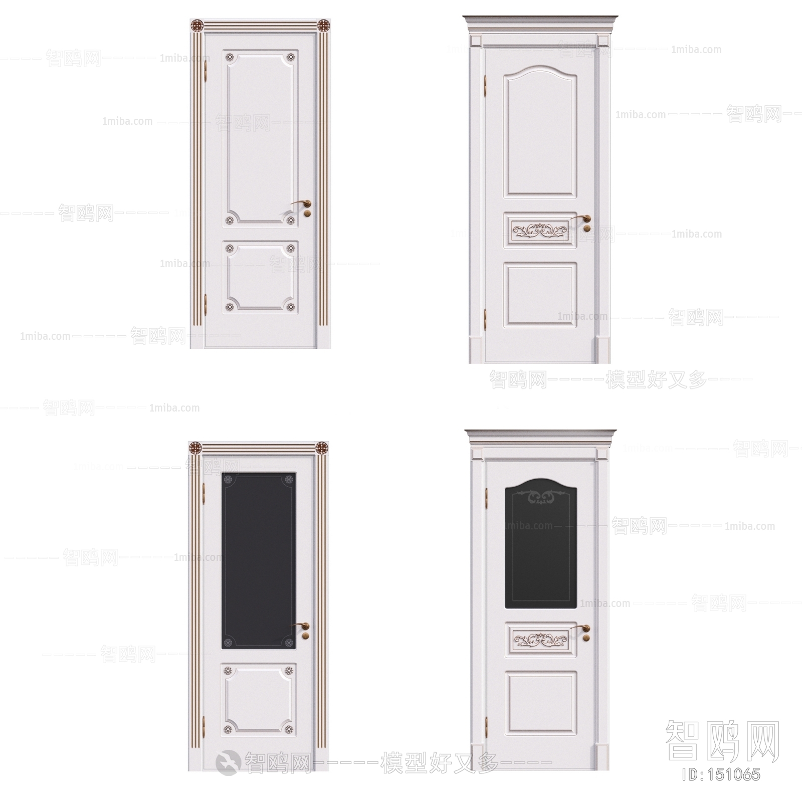 Modern Solid Wood Door