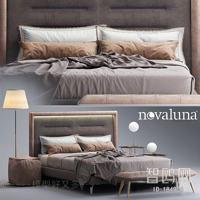 Nordic Style Double Bed