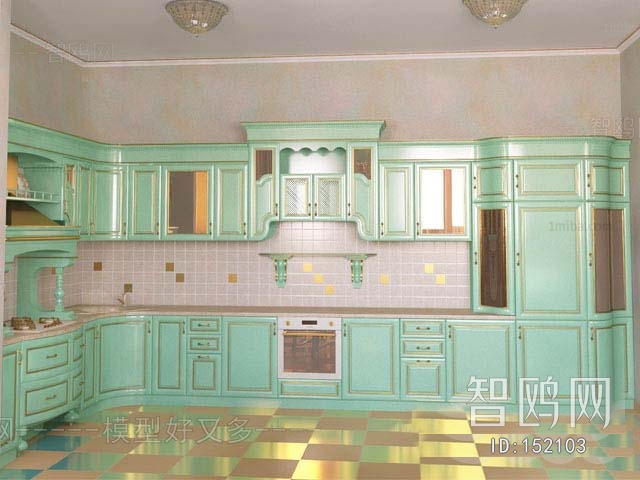 European Style Kitchen Cabinet