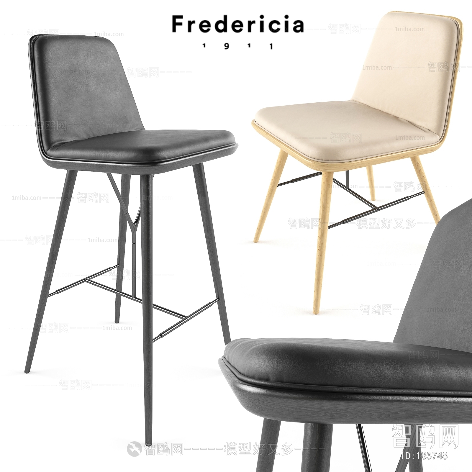 Nordic Style Bar Chair