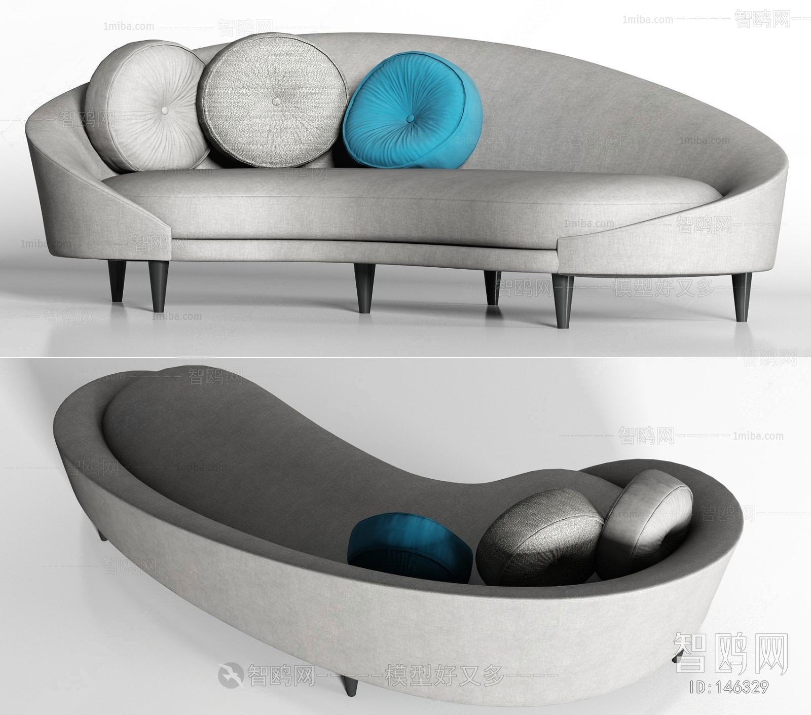 Modern Multi Person Sofa