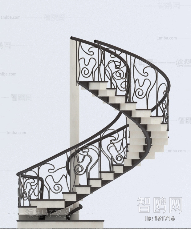 Modern Stair Balustrade/elevator