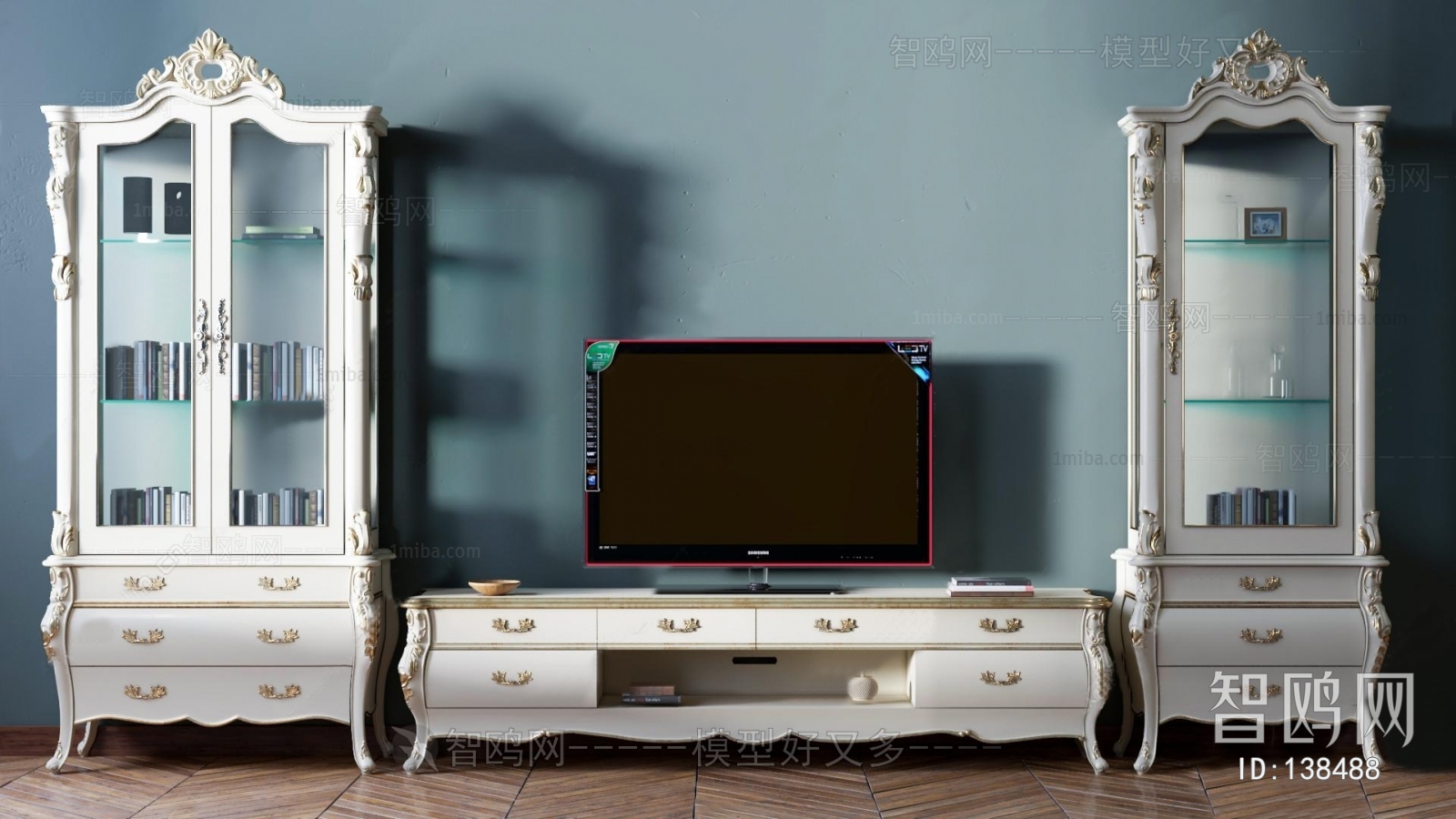 European Style TV Cabinet