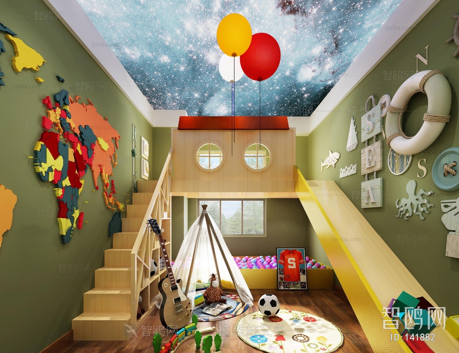 Nordic Style Children's Room