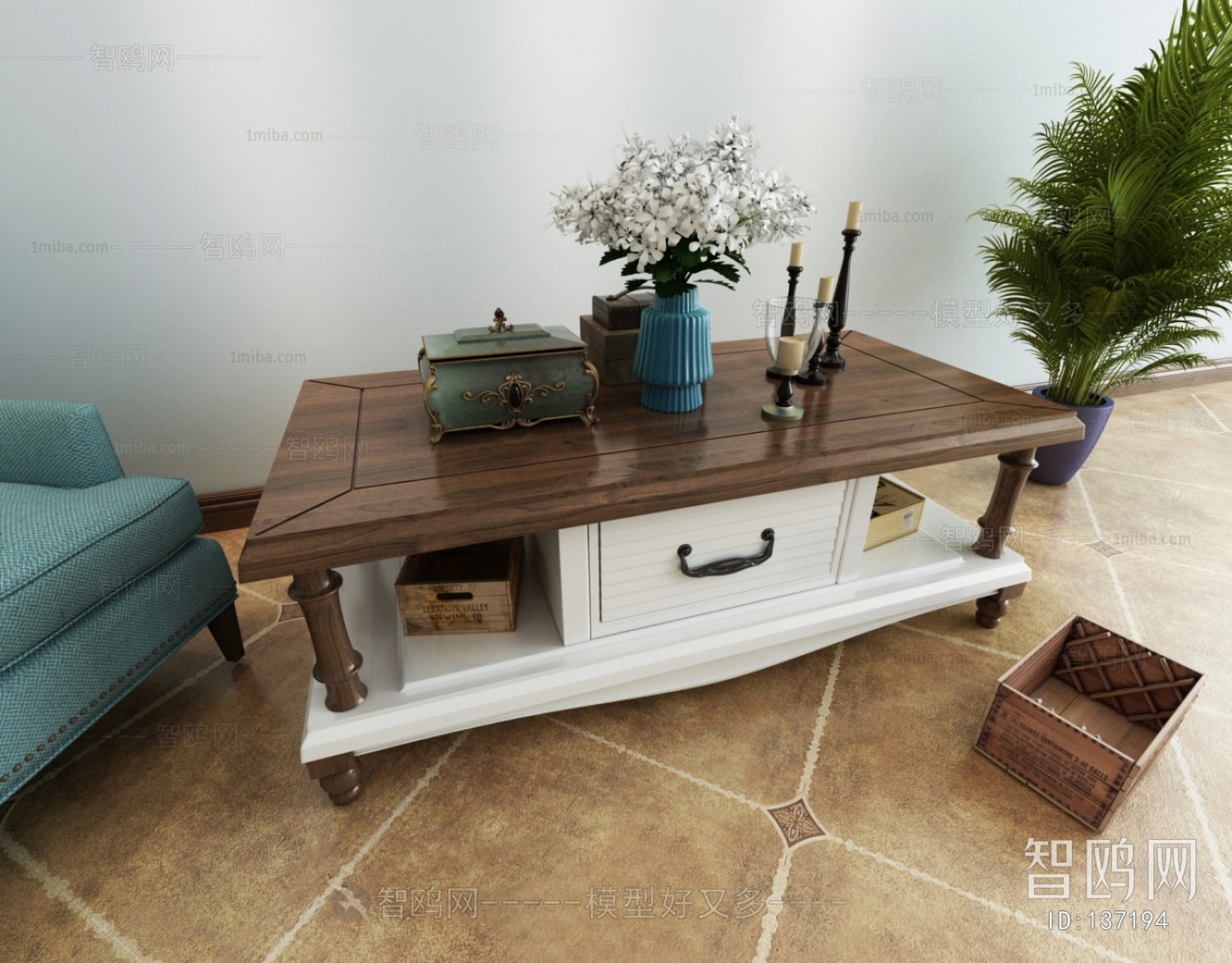 Mediterranean Style Coffee Table