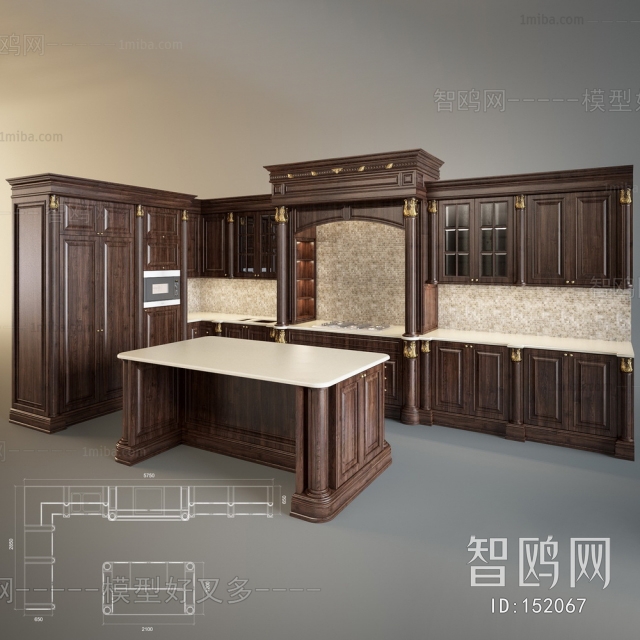 European Style Kitchen Cabinet