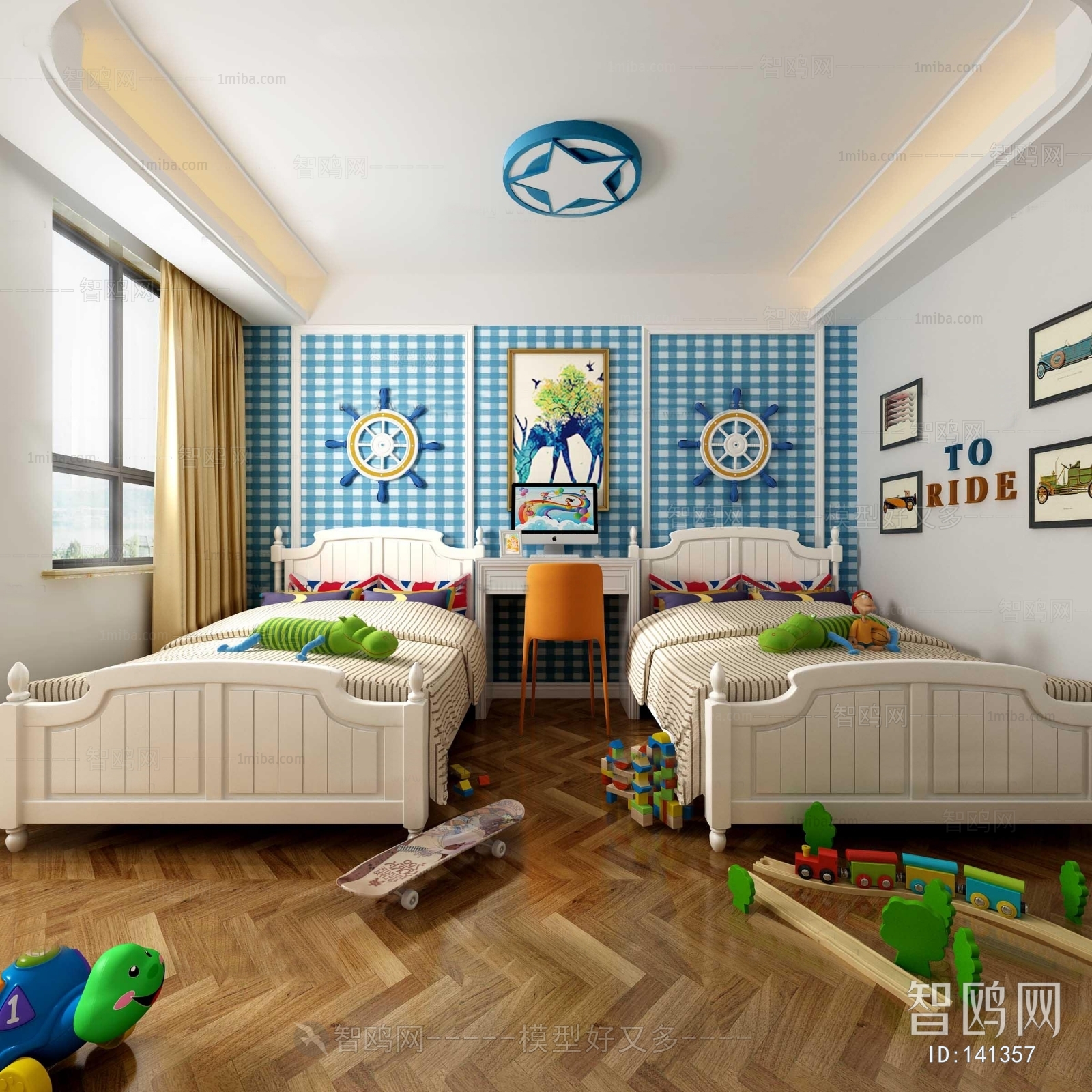 Mediterranean Style Children's Room